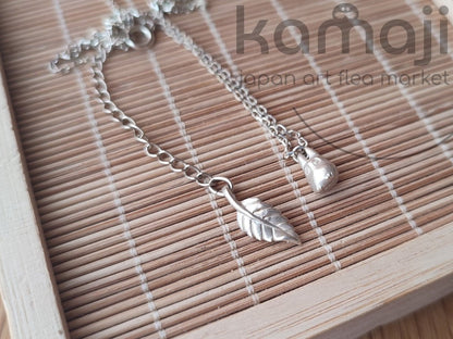 Vintage* Official Studio Ghibli Silver Necklace/Pendant • My Neighbor Totoro Jewelry/Silver Chain • Small Totoro Japanese Anime Gift - Kamaji Market