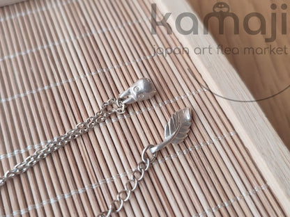 Vintage* Official Studio Ghibli Silver Necklace/Pendant • My Neighbor Totoro Jewelry/Silver Chain • Small Totoro Japanese Anime Gift - Kamaji Market