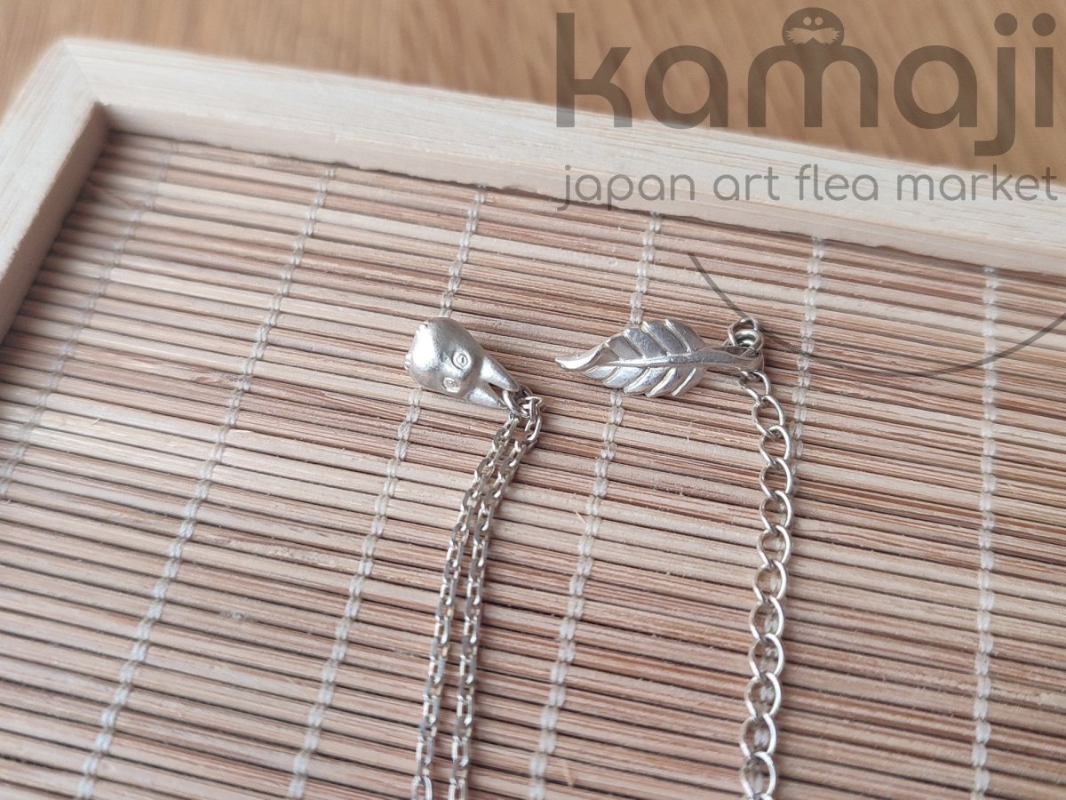 Vintage* Official Studio Ghibli Silver Necklace/Pendant • My Neighbor Totoro Jewelry/Silver Chain • Small Totoro Japanese Anime Gift - Kamaji Market