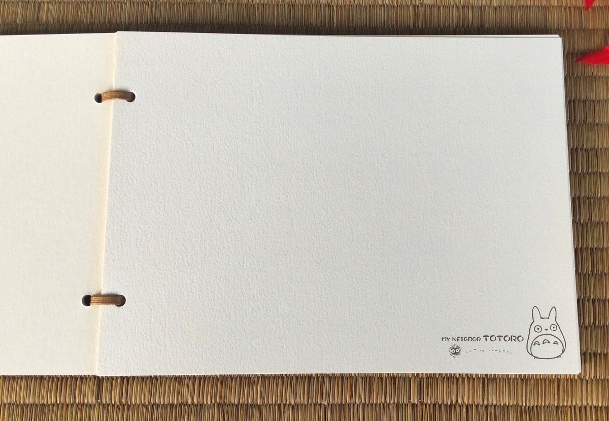 Vintage* Official Studio Ghibli Totoro Sketchbook • My Neighbor Totoro Notepad/Sketchpad/Writing pad/Sketch book/Gift for Drawing - Kamaji Market