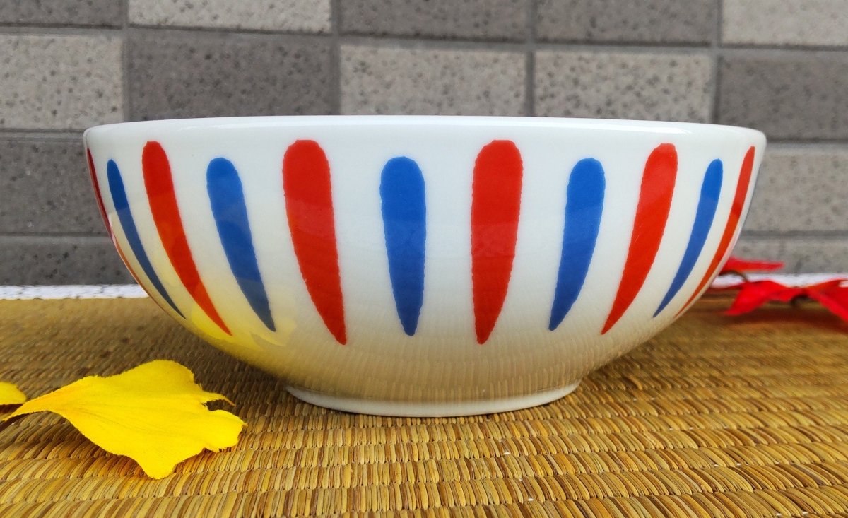 Vintage* Ponyo on the Cliff Bowl • Japanese Ceramic Soup/Fruit/Salad Dish - Kamaji Market