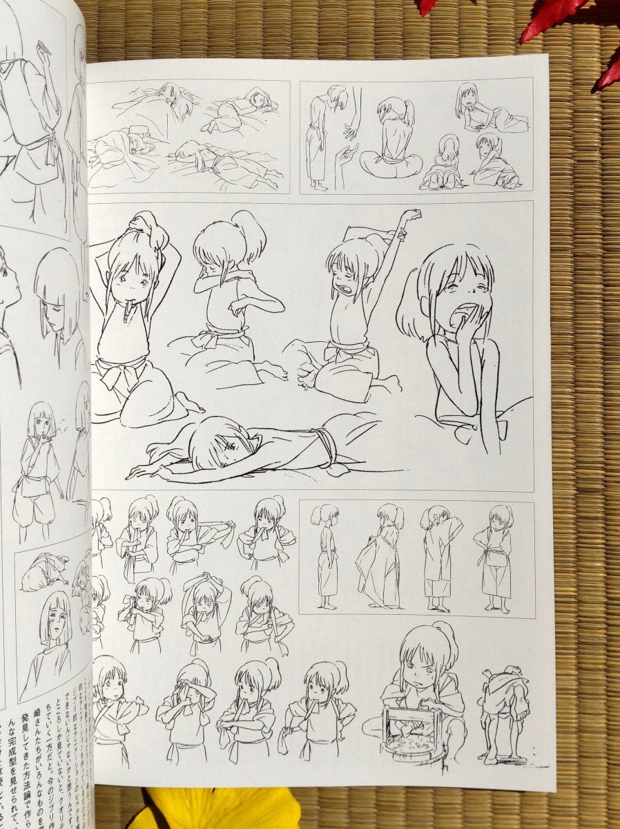 Vintage* Studio Ghibli Artbook "Roman Album" • Spirited Away Anime Painting Art Book • Official Japanese - Kamaji Market