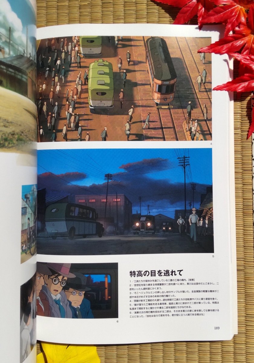Vintage* Studio Ghibli Vintage Artbook • The Wind Rises Anime • Japanese Painting Art Book • Ghibli Gift - Kamaji Market