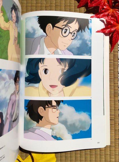 Vintage* Studio Ghibli Vintage Artbook • The Wind Rises Anime • Japanese Painting Art Book • Ghibli Gift - Kamaji Market