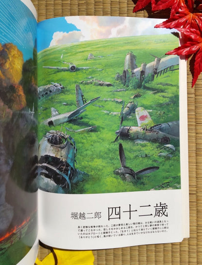 Vintage* Studio Ghibli Vintage Artbook • The Wind Rises Anime • Japanese Painting Art Book • Ghibli Gift - Kamaji Market