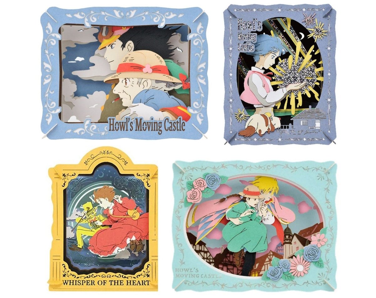 Whisper of the Heart, Howls Moving Castle Paper Theater - Kamaji Market